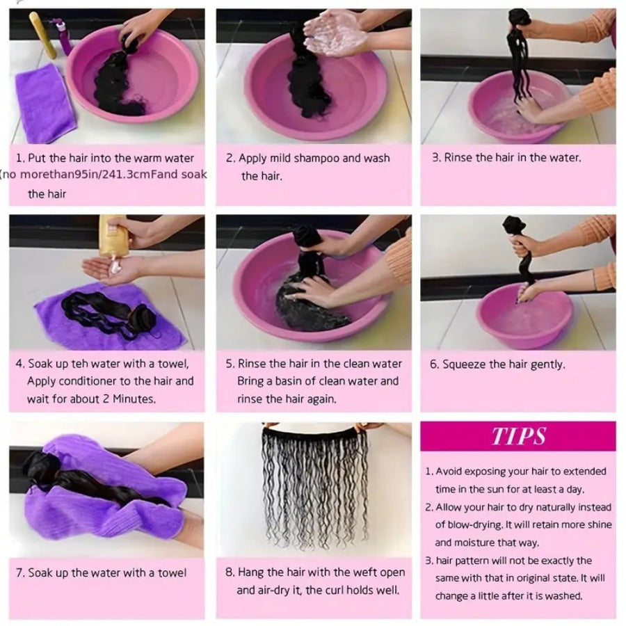 Glueless Blonde Ombre Highlight Human Hair Wig with Kinky Curly\u002FDeep Wave Texture - 250% Density HD Lace Frontal Pre Plucked Baby Hair Blonde Colored for Women ( Look)