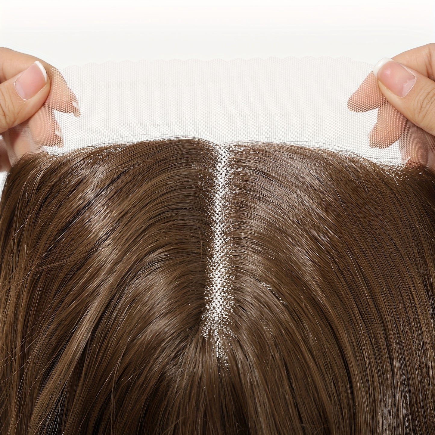 A 13*5*1 High-Definition Transparent Lace Front Wig, Featuring 24-Inch Vibrant Golden Brown Wavy Curls. This Synthetic Lace Wig Requires No Glue And Comes with a Pre-Plucked Hairline, Offering a Comfortable And Stylish Option for Holiday Occasions