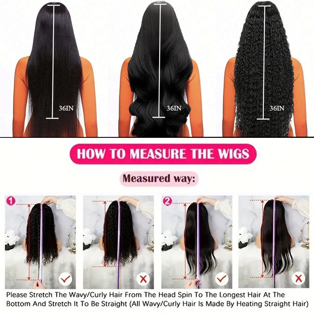 Glueless Blonde Ombre Highlight Human Hair Wig with Kinky Curly\u002FDeep Wave Texture - 250% Density HD Lace Frontal Pre Plucked Baby Hair Blonde Colored for Women ( Look)