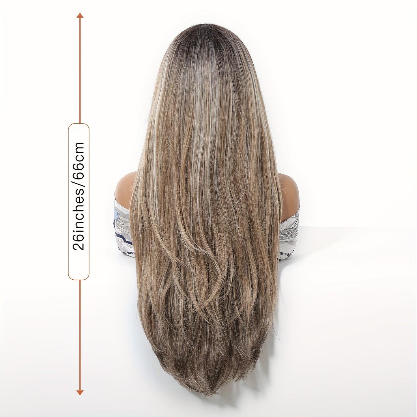 26-Inch Straight Synthetic Wig\u002F13X6 HD Transparent Lace\u002FGlueless Design\u002FPre-Plucked\u002FDaily Wear\u002FParties\u002FComfortable Fit\u002FStylish\u002FVersatile for Women